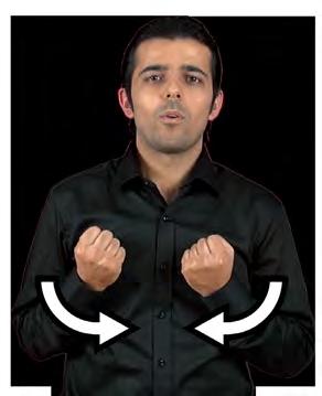 Türk İşaret Dili Dilbilgisi Kitabı 201 SOĞUK+pekiştirme sözcüğü ise ele ait hareketin normalden daha yavaş üretilmesi ve eşzamanlı olarak el-dışı hareket olan üfleme ile meydana gelmektedir.