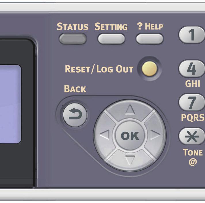 HATA GIDERME MAKINENIN DURUMUNU KONTROL ETME Kontrol panelindeki STATUS (DURUM) düğmesinden makinenizin durumunu kontrol edebilirsiniz.