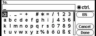 CAPS modu CAPS tuşuna basarak büyük harfler girebilirsiniz. CTRL modu CTRL tuşuna basarak sembol girebilirsiniz. Sayılar ve belirli karakterler Q klavye kullanılarak girilemez.