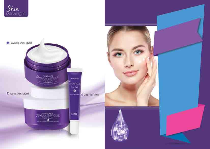 Gündüz Kremi ile çevresel etkilerden korunun. HUNCALIFE Skin Magnifique Gündüz Kremi 7 65,90 50,90 Gece Kremi ile cildinizin dengeli bir şekilde bakımını yapın.