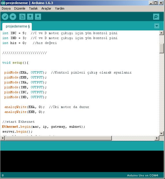 3.9 Arduino IDE Arduino IDE Programı Java dilinde yazılmış, Arduino kartlarını programlarken ve yazılan kodları Arduino kartlarına yüklerken kullandığımız Arduino firmasının çıkarmış olduğu bir