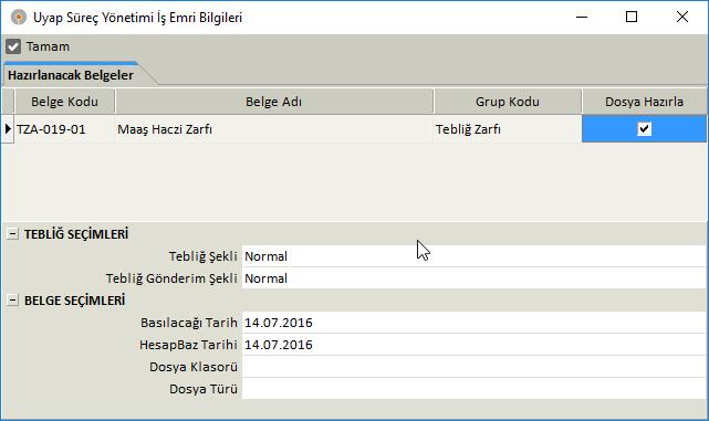 Bu safhadan sonra Tamam düğmesine tıklayarak, yazıcı seçiminden sonra basım işlemini gerçekleştirebilirsiniz.