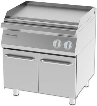 Pişiriciler / Cookers 900 Seri / Series üz Izgara / rill Smooth Kod / Code : 809480512 Model No : KEI - 4090 Boyut / Size (mm) : 400 x 930 x 850 üç / (Kw) : 6,0 Sıcaklık / Tempereture ( c) : 50-300