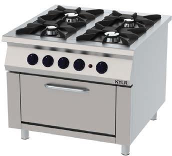 Pişiriciler / Cookers 900 Seri / Series AZLI KUZİNELER AS RANE ITH OVEN M O E L M od e l İRİŞ I n le t M O Ü L ros s ( m 2 ) Ü Ç (kw) ENERJİ E n e rg y ( cm) 8 0 1 1 8