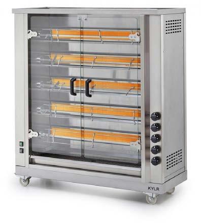 Fırınlar / Ovens PİLİÇ ÇEVİRME MAKİNESİ M O E L M od e l CHICKEN RILL MACHINE Ü Ç ( k ) AĞIRLIK e i g h t 3 1 2 0 7 1 2 C R - 2