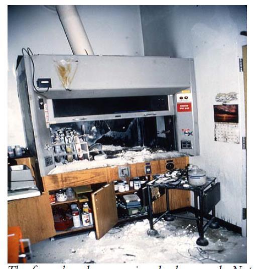 Haziran, 1996, Darthmouth College, Sebep: Dimetil cıva ile kontaminasyon. Sonuçları: Bir araştırmacı hayatını kaybetti.