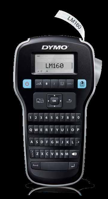 LabelManager 160 Easy-To-Use Label Maker With One-Touch Smart Keys Format fast with one-touch Smart Keys.