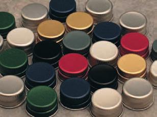Cosmetic Bottle Caps Cylinder and Round Ball type caps can be produced with various colours and can also be covered with metallic