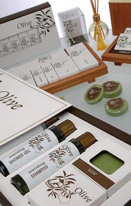 The Brand of Olive design can also be used for other kinds of bottles, soap forms and other forms of boxes. The cartoon used is 270 gr American Bristol. The print is one-colour offset.