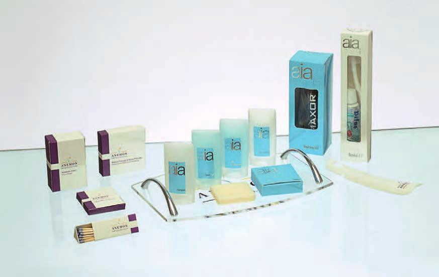 Anemon Hotels Turkey 290 Product List Shampoo / Shower Gel / Hair Conditioner / Body Lotion / Soap / Shower Cap / Cotton Buds / Cotton Pad / Sewing Kit / Shaving Kit Dental Kit / Nail File / Matchbox