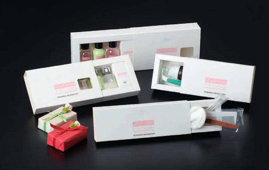 White Rose 68 Product List Travel Sets: Shampoo, Shampoo, Body Lotion and Soap in Box in carton box.