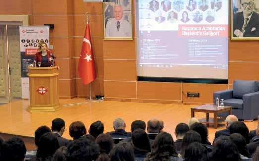 Prof. Dr. Zeliha Eser: Buluştayın amacı Ankara ve çevre illerden katılımcıları çeşitli sektörlerden başarıya imza atmış iş insanlarıyla tanıştırmaktır. baskent.edu.