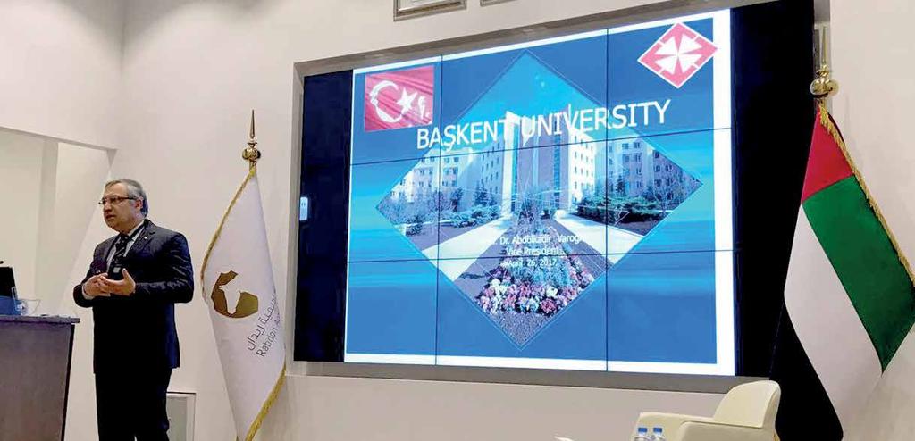 Başkent Üniversitesi Bülteni Sayı 6 Küresel Liderler ve Eğitim Zirvesi Küresel Liderler ve Eğitim Zirvesi bu yıl 25-26 Nisan tarihlerinde Birleşik Arap Emirlikleri Abu Dhabi nin ev sahipliğinde