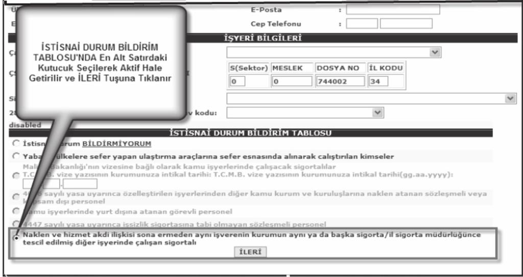 İstisnai durum seçilmez ve sigortalı işe giriş bildirgeleri de 1 aylık süre dışında verilir ise SGK sistemleri otomatik ceza uygulayacak ancak itiraz edilmesi halinde de idari para cezaları iptal