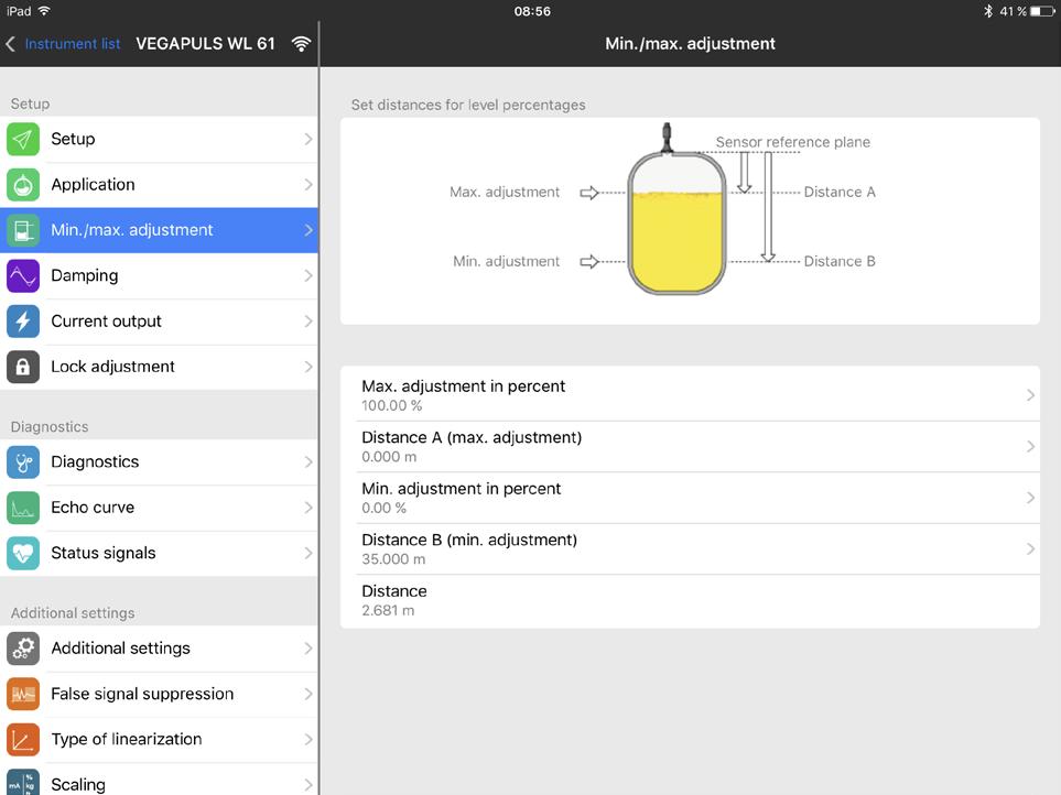 5 Akıllı telefon/tablet ile devreye alın (Bluetooth) Sensörün PIN şifresi değiştirildikten sonra sensör fonksiyonları yeniden serbestçe kullanılabilir.