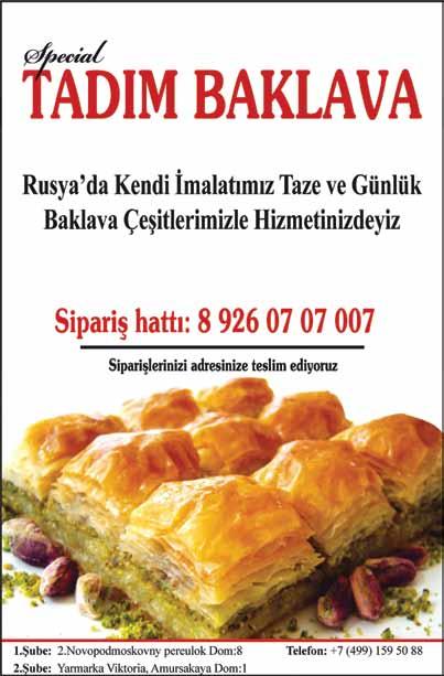 1,ofis: 5 Tel: (495) 505 4520 Fax: (495) 101 4648 TÜRK HAVA YOLLARI Moskova ofisi Bolşoydimitrovka 7/5, Dom 2 Kat: 2 Tel: (495) 980 52 02 CARLEONE Erkek Giyim Ulitsa Marsala Timosenko Dom: 4 Tel: 741