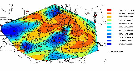 274 Şekil 4. Vanadyum kirlilik haritası REFERANSLAR S.G. Tuncel, S. Ungör, Atmospheric Chemistry 30, 2721-2727,1993. M.Yatın, S.G.Tuncel, G.Tuncel, N.K. Aras, J.