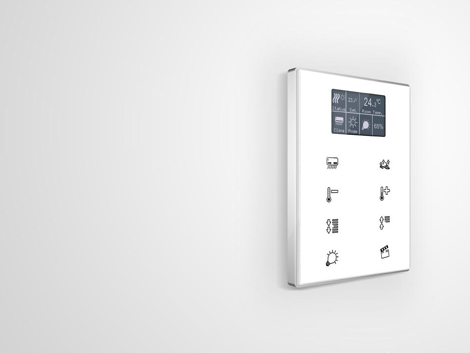 TMD-Display One. Özelleştirilebilir TMD-Display One 1,8 arkadan aydınlatmalı LCD ekranı ve tamamen özelleştirlebilir olması sayesinde her ortamda istenen estetik izlenimi sağlar.