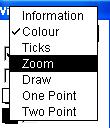 Şayet grafiğe daha yakından bakmak istersek; View Tools-Zoom seçilip, grafik üzerine giderek büyütmek istediğimiz bölge üzerine tıklarız.