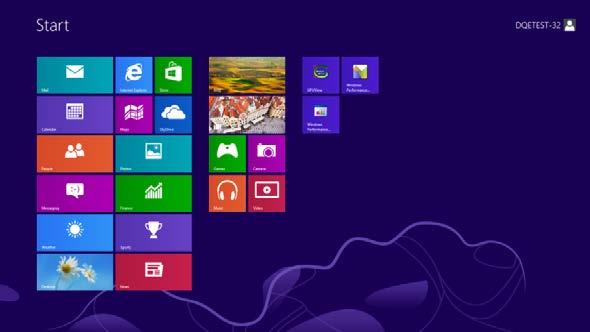 Windows 8 Windows 8'u başlatın Sağ tıklatın ve ekranın sağ altındaki All apps (Tüm uygulamalar) öğesini tıklatın.