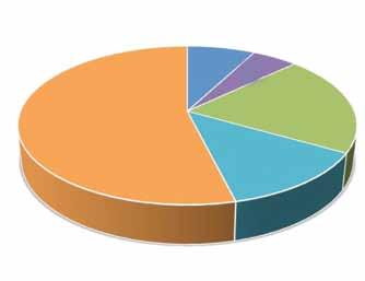 Akademik Çalışma Yılı Dağılımı %8 %5 %54 %13 %20 n 0-5 yıl n 6-10 yıl n 11-15 yıl n 16-20 yıl n 21+ Şekil 4: Örneklem grubunun akademik çalışma yılı dağılımı.