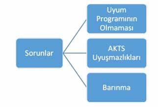 Şekil 4: Farabi Değişim Programı nda karşılaşılan sorunlar. Tanıtım toplantıları olmadığı için üniversitenin imkânlarından yeterince faydalanamıyorsun.