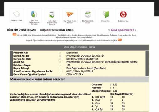 değerlendirilebildiği bir mekanizma oluşturulmuştur.