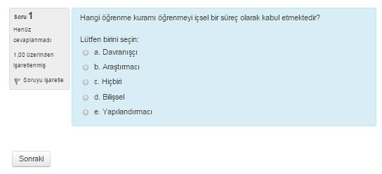 2. Sınav Etkinliği Sɪnav etkinliği eşleştirme, kısa cevaplar, sayısal sorular ve çoktan seçmeli gibi çeşitli formatlarda sorulardan oluşan sınavlardır.