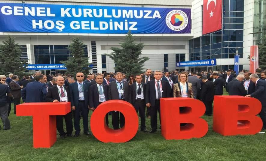 11.05.2016 Nizip Ticaret Odası TOBB nin 72. Genel Kurulunda Nizip Ticaret Odası (NTO) Türkiye Odalar ve Borsalar Birliği nin (TOBB) Ankara da düzenlenen 72. Genel Kurulu na katıldı.