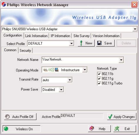 Kablosuz a ayarlar na eriflim Philips Wireless Network Manager program n bafllat n Sepet simgesini çift t klay n Philips Wireless Network Manager bafllamazsa, bu simgeyi çift t klay n Ayarlar n anlam