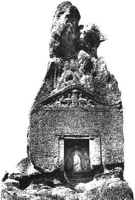 Baflkent Gordion d fl nda Frig kaya mezar an tlar, Eskiflehir in güneydo usundaki kayal k ve da l k bölgelerdedir(resim 11). Tümülüs nedir? Tan mlayal m.