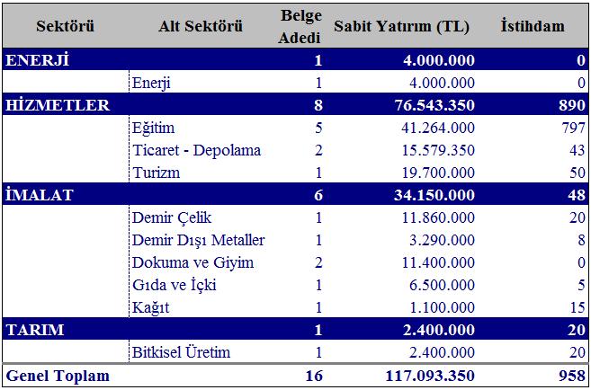 2017 yılı Ocak-Haziran ayı itibariyle de sabit yatırımda iller sıralamasında Adana ili 9. sırada olup, toplam sabit yatırımda Türkiye payı ise yüzde 2 dir.