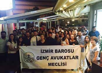 GENÇ AVUKATLAR MECLİSİ YAZA MERHABA PARTİSİ İzmir Barosu Genç Avukatlar Meclisi