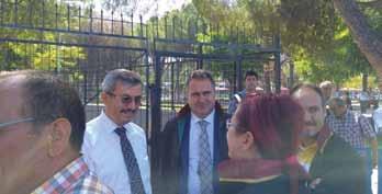 Mustafa Çetin, Soma Davasına katılmak üzere Akhisar a gitti. Duruşmadan sonra Soma da bulunan TBB Başkanı Av. Prof. Dr.