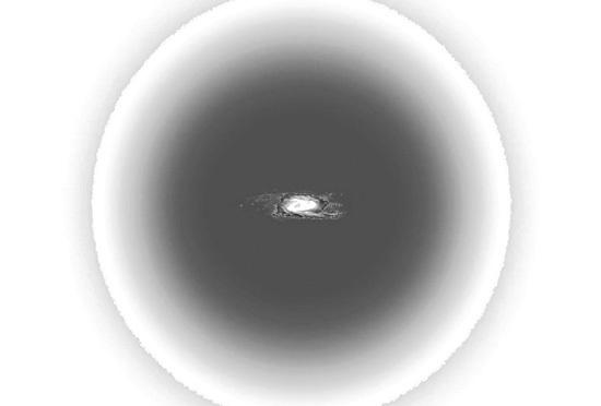 Yapılan ayrıntılı incelemelerden sonra, karanlık maddenin gökadaları tıpkı madde gibi disk biçiminde değil de, küre şeklinde sardığı anlaşılmıştır. 48- Karanlık enerji nedir?