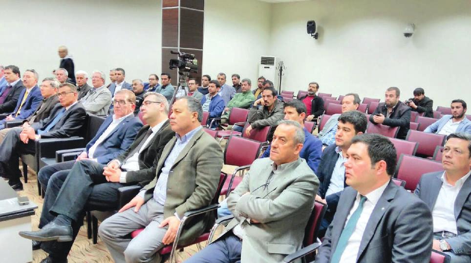 BORSAMIZ KONFERANS SALONUNDA HAVALANI PROJESİ GÖRÜŞÜLDÜ SÖGİAD ın düzenlemiş olduğu Söke de havaalanı konulu konferans, 26 Mart Cumartesi günü borsamız konferans salonunda