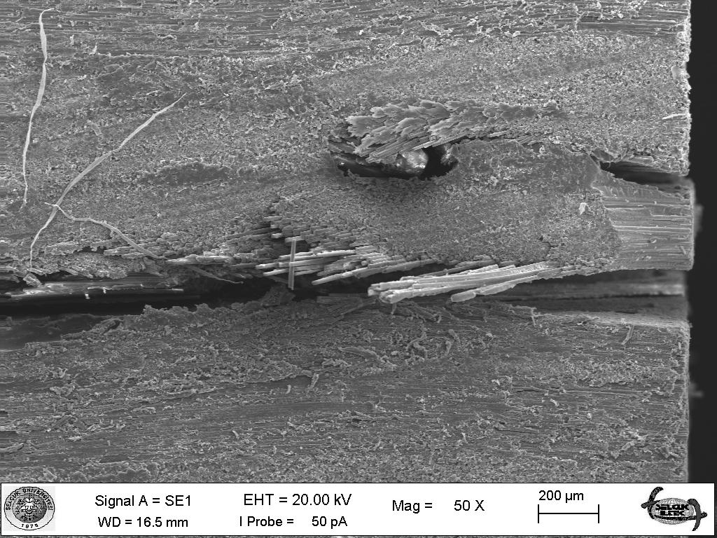 55 DARBE YÖNÜ Delaminasyon Fiber