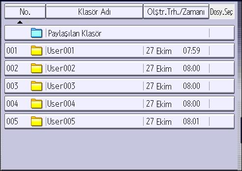 Kayıtlı Dokümanları Yazdırma Kayıtlı Dokümanları Yazdırma Doküman Sunucusu'ndaki kayıtlı dokümanları yazdırır.