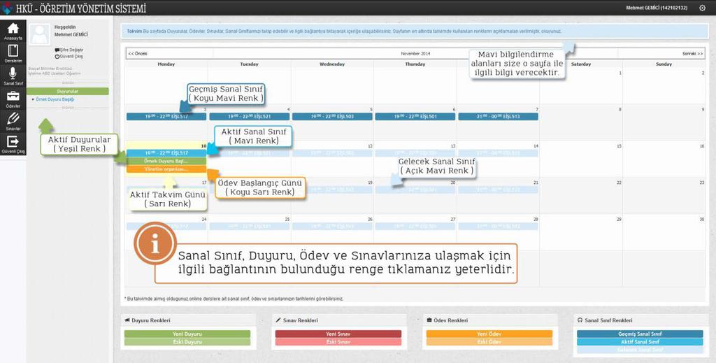 Not: Şifrenizi unuttuysanız Kampüs Bilgi Sistemini (OBS) kullanarak yeni şifre oluşturabilir / talep edebilirsiniz. II.