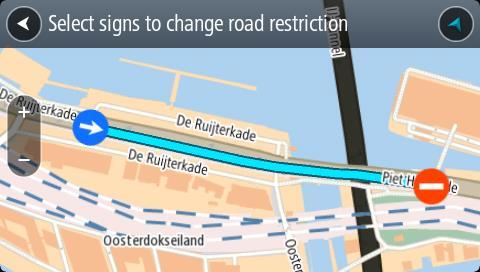 6. Uygulamak istediğiniz harita değişikliği türünü seçin. Not: Menüde gösterilmeyen türden bir harita değişikliğini bildirmek için tomtom.com adresindeki Map Share Reporter aracını kullanın. 7.