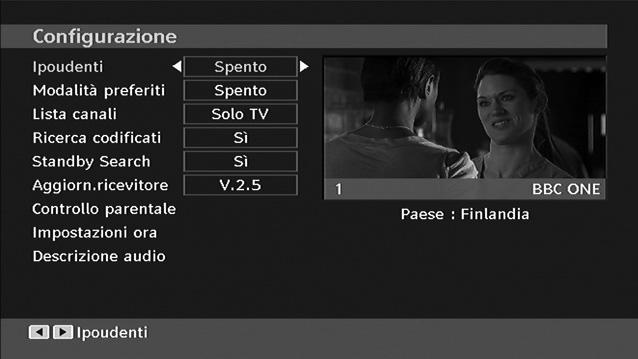 Se non è inserito alcun modulo, sullo schermo compare il messaggio No Conditional Access module detected (Nessun modulo di accesso condizionato rilevato).