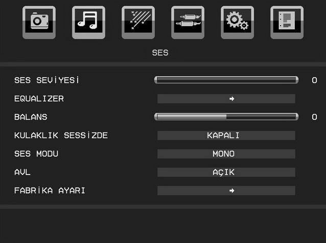 Analog TV Menü Sistemi Görüntü Menüsü Mod Görüntüleme gereksinimleriniz için, ilgili mod seçeneğini girebilirsiniz. veya tuşuna basarak Konum (Mode) ayarını seçiniz.