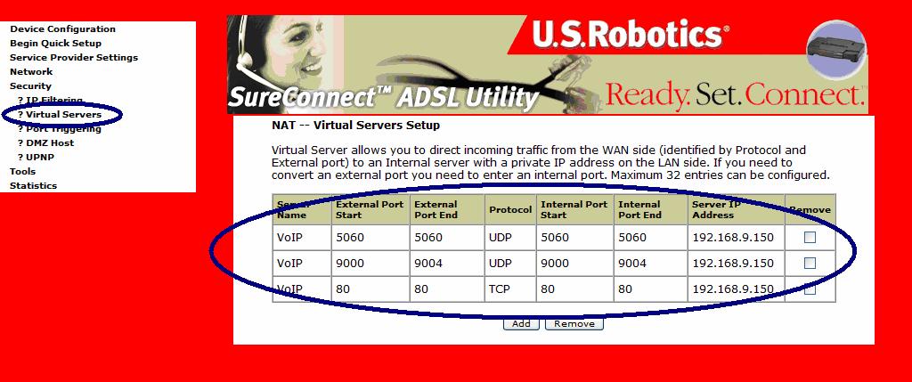 Bu bilgilere istinaden kullanılan modem üzerinde de bu IP lere doğru port yönlendirilmesi gerekecektir.