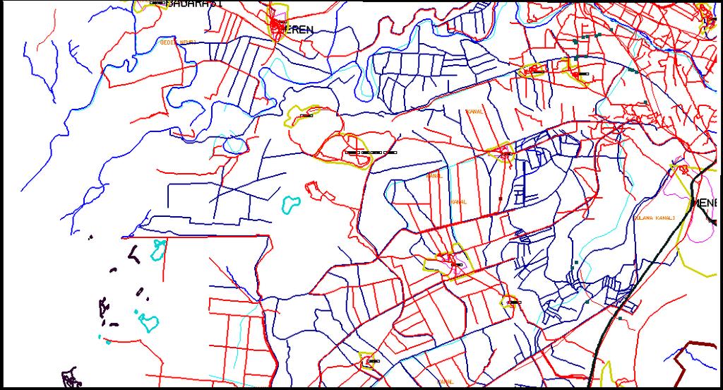 ġekil 1: Altlık harita Altlık harita kullanılarak, Menemen Belediyesinden temin edilen çalıģma alanının sınırına uygun olarak uydu görüntüsü kesilmiģtir.