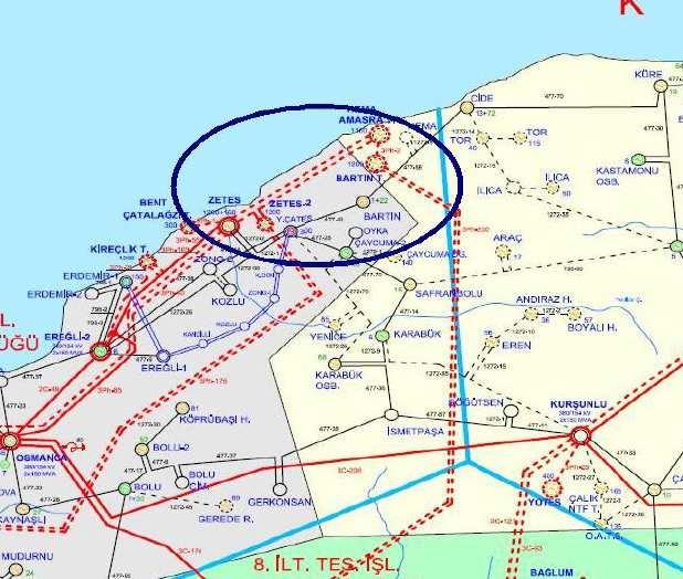 5.2. İnceleme Alanının Tanıtılması İnceleme alanı; Zonguldak İli, Merkez İlçesi, Çatalağzı Beldesi nde imarı Sanayi Alanı-Termik Santral olan 120 dekarlık bir alanı kapsamaktadır.