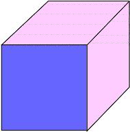 KÜP Bütün ayr tlar birbirine efl olan prizmaya küp denir. Küpün alan ; A = 6. a 2 dir. Bir ayr t n n uzunlu u 10 cm olan küpün yüzey alan kaç santimetre karedir? ÇÖZÜM Alan = 6. a 2 = 6. 10 2 = 6.