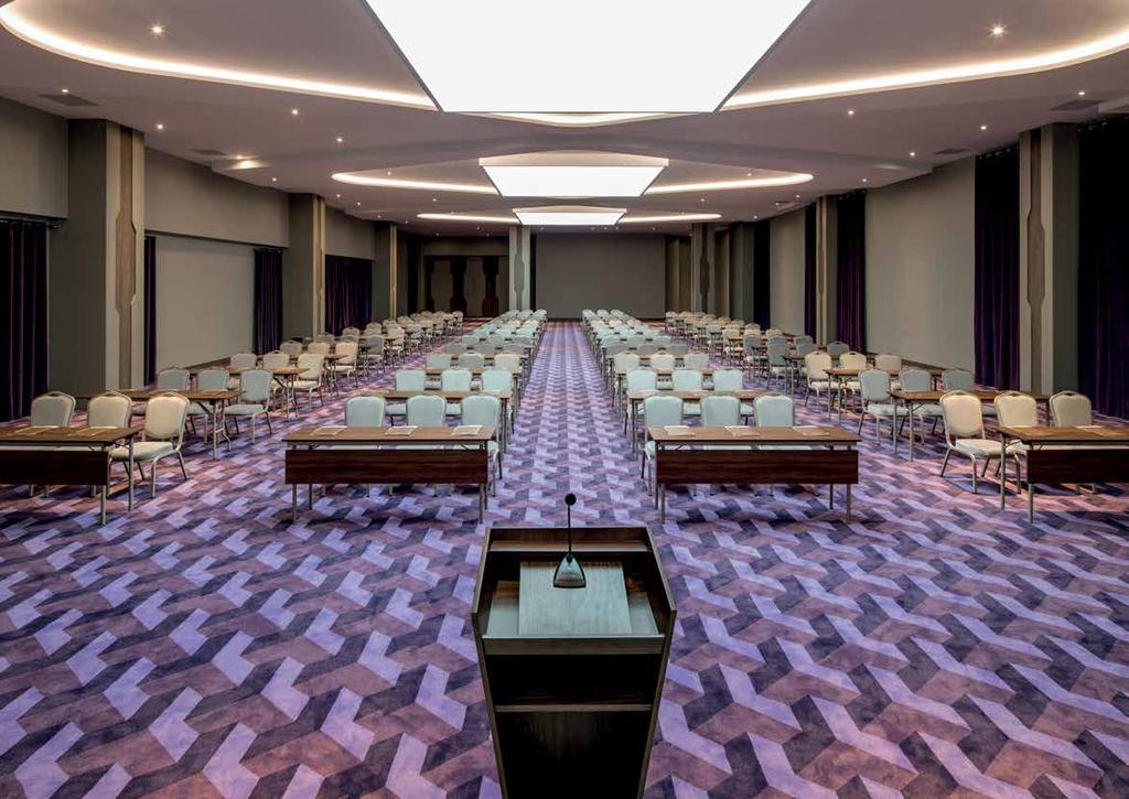 TOPLANTI ODALARI VE KAPASİTELERİ MEETING ROOMS CAPACITIES ODALAR ROOMS KAT FLOOR ALAN m2 AREA m2 YÜKSEKLİK m HEIGHT m KOKTEYL COCTAIL BANKET BANQUET TİYATRO THEATRE SINIF CLASS U DÜZENİ U LAYOUT GÜN