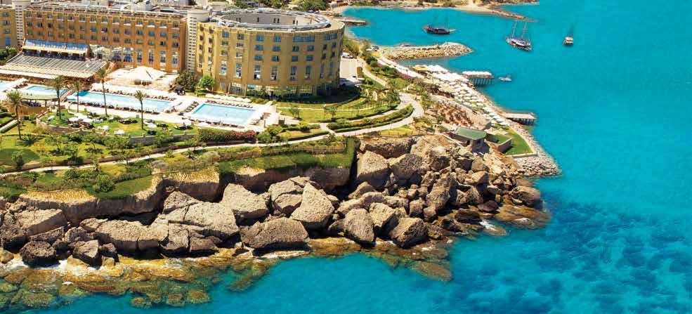 MERİT PARK HOTEL & CASINO Girne Kalesi nden esinlenerek projelendirilen Kıbrıs Merit Park Hotel & Casino, 50.000 m 2 alan üzerine inşa edilmiştir.
