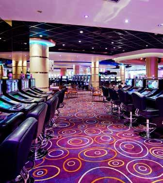 248 metrekarelik geniş bir alana kurulmuş olan Merit Park Casino da, dekorasyondaki modern dokunuşların yanısıra, misafirlerin konforu için havalandırma ve aydınlatma sistemlerinde de her türlü detay