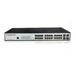 24 Port PoE SN6528GSM-420 V2 > LCD Bilgi Ekranı, 400 Watt Yönetilebilir Switch > > 24 X 10/100/1000Mbps RJ45 port > 24 X PSE port > 4 x SFP Port SN6528GSM-420 V2 24 10/100/1000Mbps RJ45 Port /